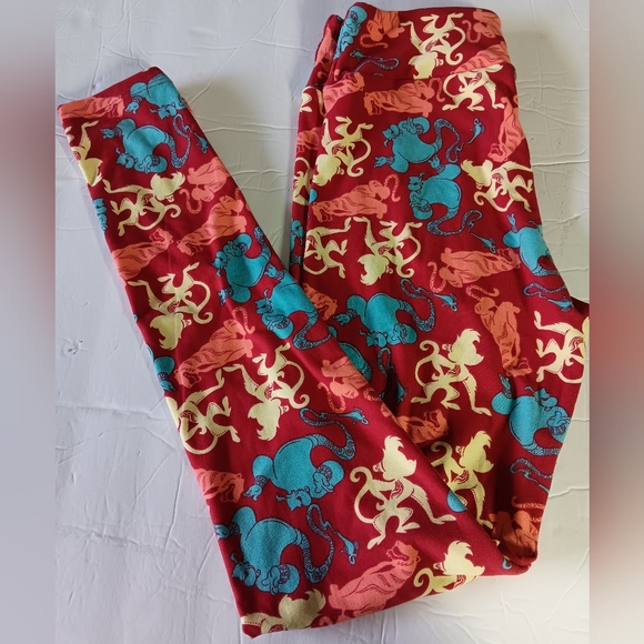 Lularoe Juniors Disney's Aladdin One Size Leggings - Picture 1 of 2